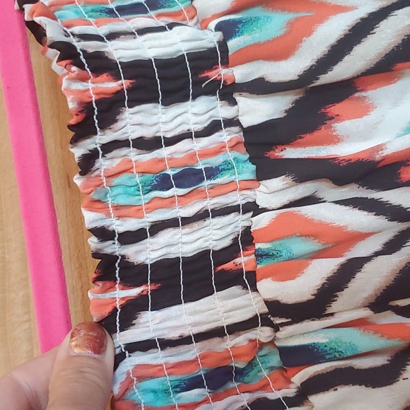 Aztec print lightweight Palazzo Pants - Picture 5 of 7